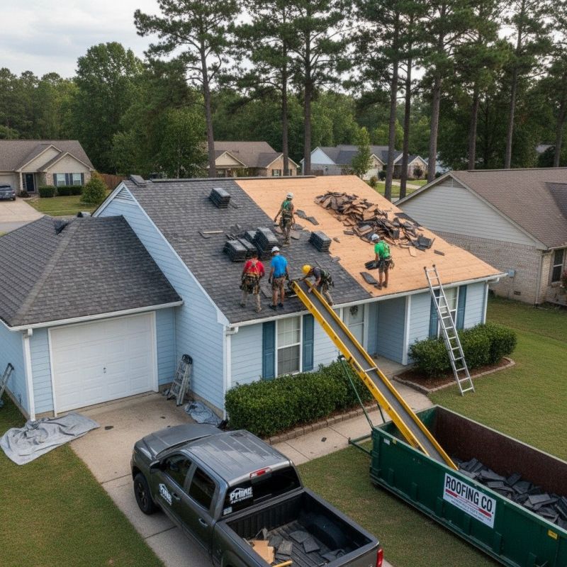 Residential Roof Replacement detail